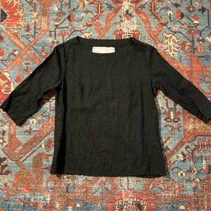 notPERFECTLINEN Black Top